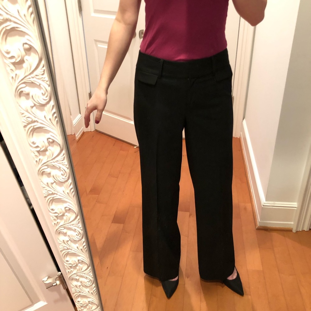 Ann Taylor Loft Black Trousers. Sz: 4.